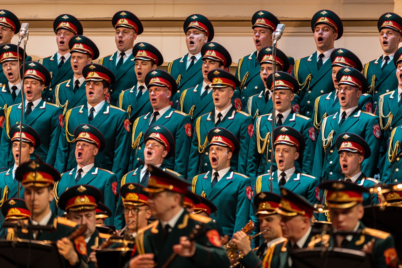 Фестиваль мужских хоров. Академический ансамбль песни и пляски Российской Армии имени Александрова